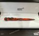 New Mont Blanc Rouge Et Noir Marble Special Edition Rollerball Pen Marble Pens (3)_th.jpg